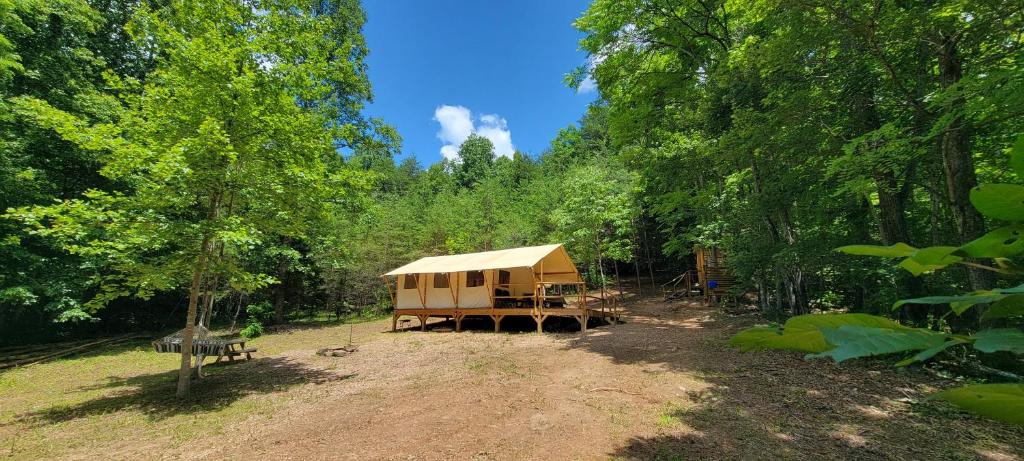 Charming enclave Luxury tent in the woods Tent 3 Bambi's playground